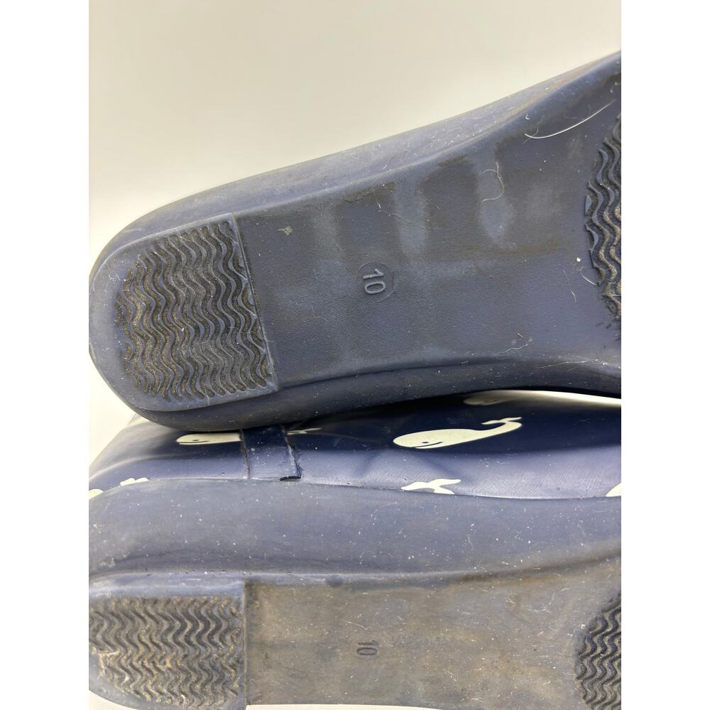 London Fog Piccadilly whale ankle rain boots coastal grandma fisherman - Picture 10 of 10